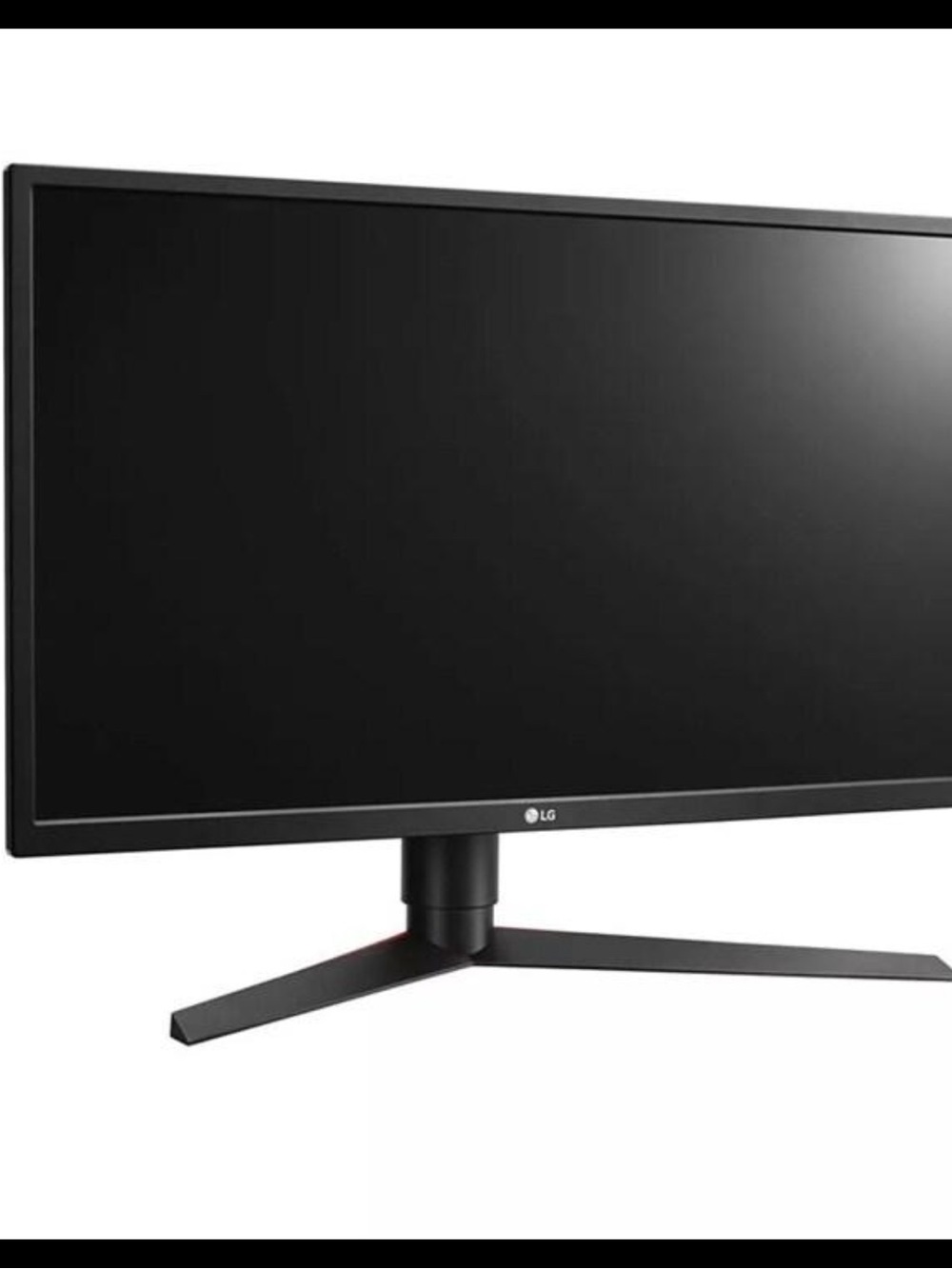 27’ LG Black LED Computer Monitor with V-Shaped Stand